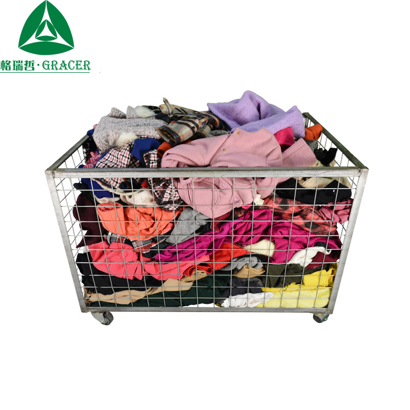 厂家直供肯尼亚second hand clothes韩版气质上衣双面呢大衣外套