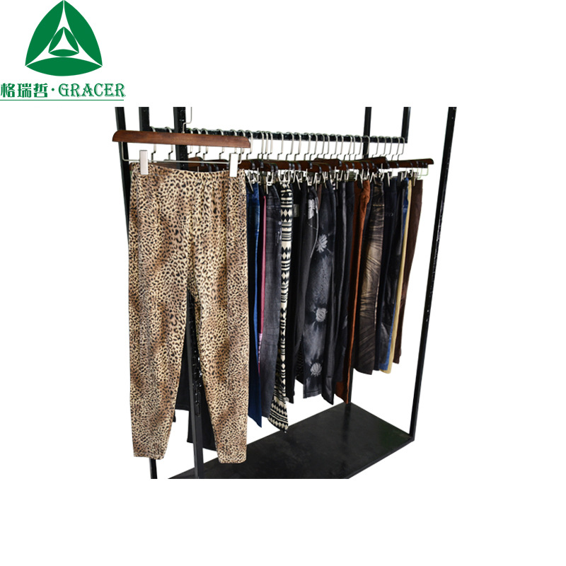 二手性感豹纹打底裤可外穿裤袜女100kg包装低价批发尼日利亚 贝宁