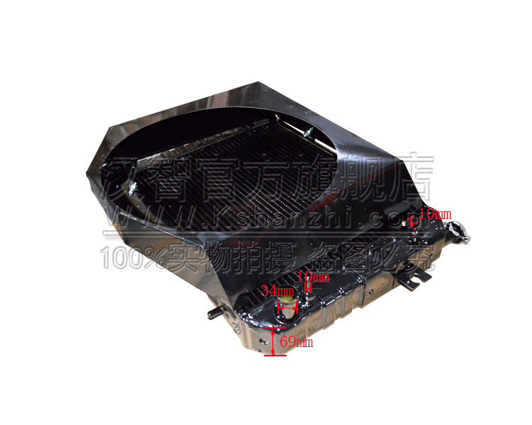 Tanque de agua de la carretilla elevadora radiador 2000 carretilla elevadora 490 accesorios del motor Fengyang H93D2 tanque de agua de disipación de calor hidráulico