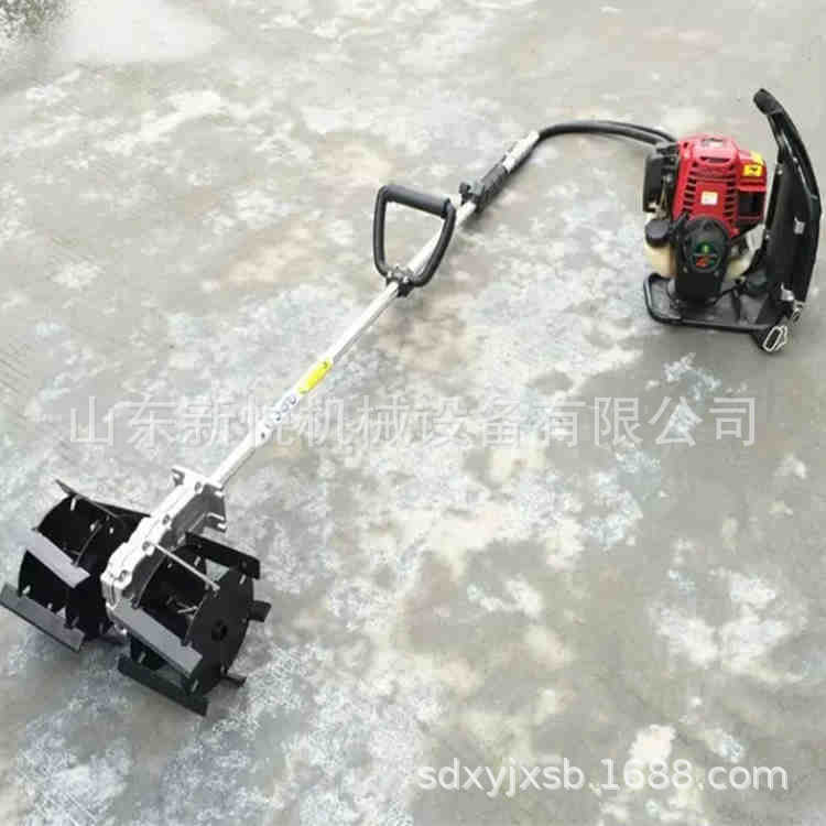 桔园除草汽油松土机 农用二冲程除草机 农用大棚除草机价格