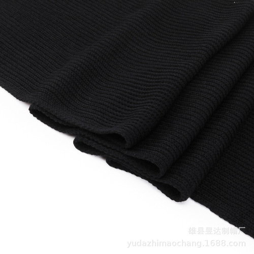 Men's knitted scarf Yuda winter warm face and ear protection scarf woolen knitted scarf manufacturer wholesale