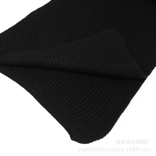 Men's knitted scarf Yuda winter warm face and ear protection scarf woolen knitted scarf manufacturer wholesale