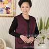 Demi-season keep warm vest, jacket for mother, for middle age, wholesale