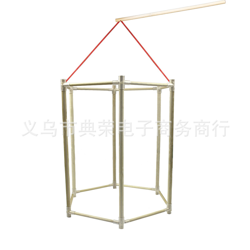 元旦裝飾宮燈燈籠支架竹制花燈兒童手工DIY材料架子骨架蠟燭