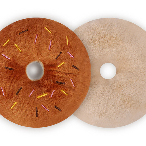 Wholesale Classic Sound Plush Donut Dog Toy Pet Toy Sound Dog Toy