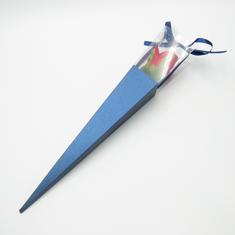 Tanabata Día de San Valentín Caja de embalaje de rosas Caja de flores de una sola flor Caja de regalo de ramo de una sola flor Caja de flores de inmortalidad al por mayor