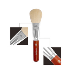 12-piece makeup brush set, animal hair, horse hair eye shadow brush, ultra-soft powder brush, blush brush, beginner brush set