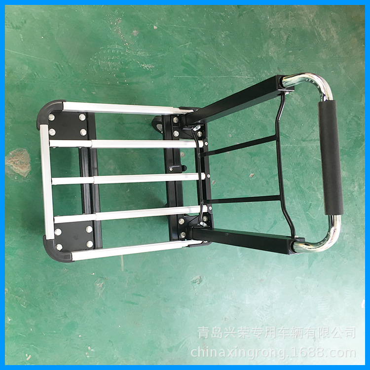 折叠铝制铝合金手推车青岛厂家供应折叠手推车诚信经营