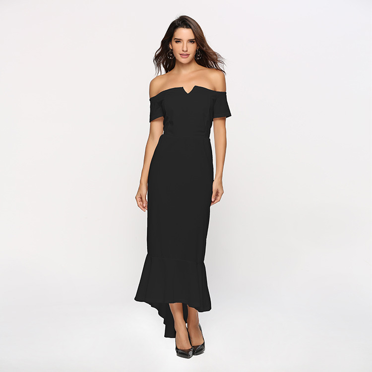 Women's V-Neck Short-Sleeve Dress