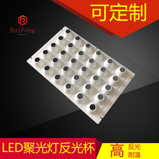 Ruifeng Manufacturer Professional Supply LED Street Light Reflector Solar Street Light Nano PC Reflector COB Reflector