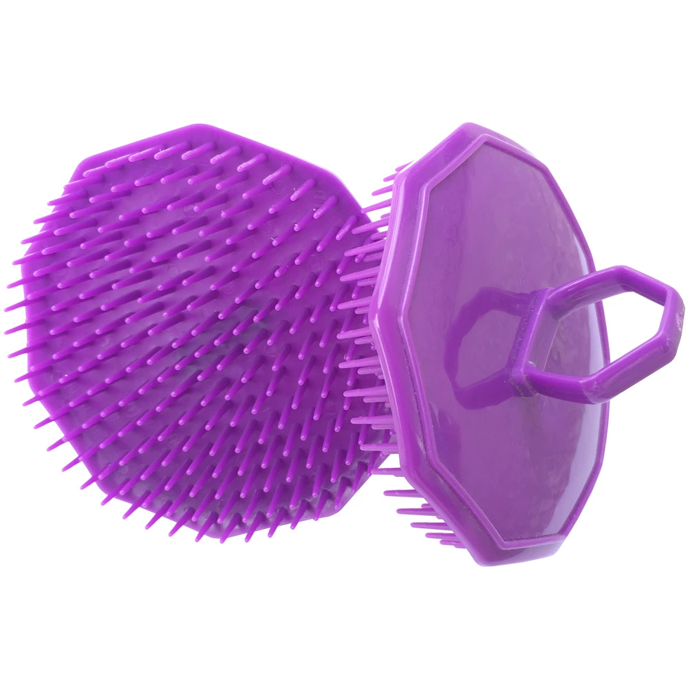Фабрика Yesheng круглая расческа для шампуня трансграничная Платформа горячий фиолетовый массажный Шампунь Щетка для очистки и защиты ванны