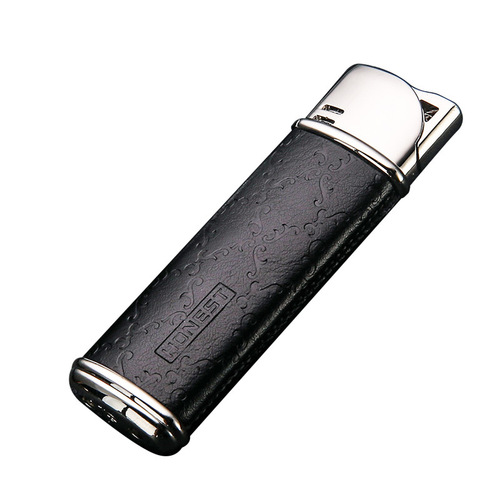 Baicheng New Creative Personalized Direct Gas Lighter Portable Metal Lighter with Exquisite Gift Box Wholesale