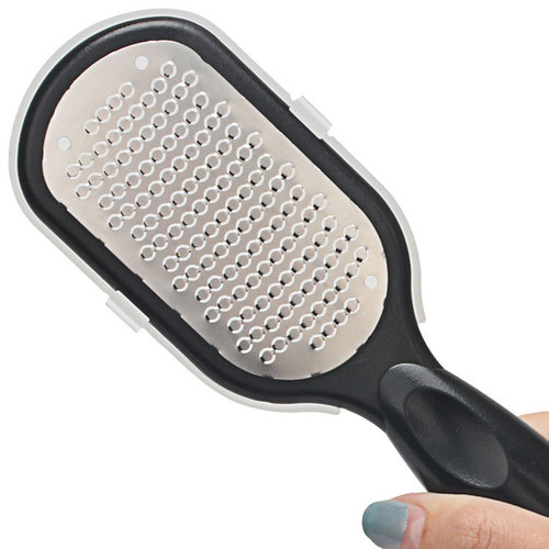 Goliya stainless steel foot file pedicure tool for grinding dead skin calluses, foot rubbing board, pedicure knife, heel grinding stone
