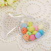 Spot love transparent Christmas ball Heart -shaped plastic ball 6 to 12cm high -transparent food -grade plastic opening ball