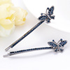 Retro hair accessory, flowered, Korean style, wholesale