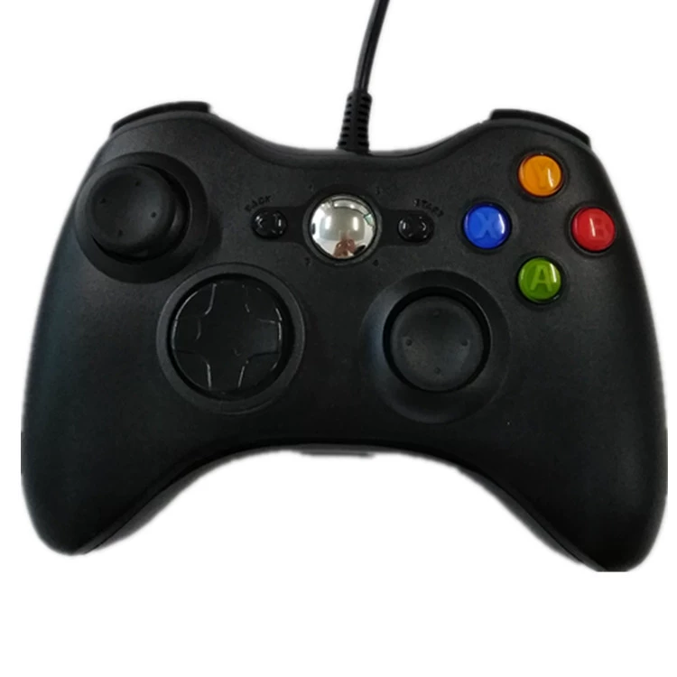 Джойпад Xbox360 с проводным подключением двойной вибрации, геймпад Xbox360 для консоли, геймпад для ПК