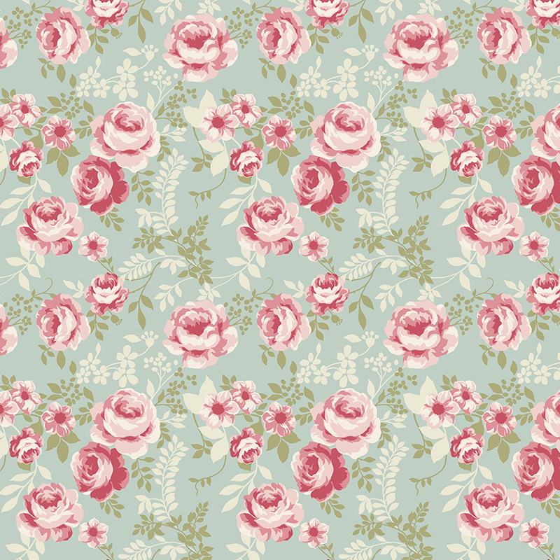 Jinhao tela de bordado material DIY tela de tela de tela de algodón para el hogar tela floral prenda impresión de tela