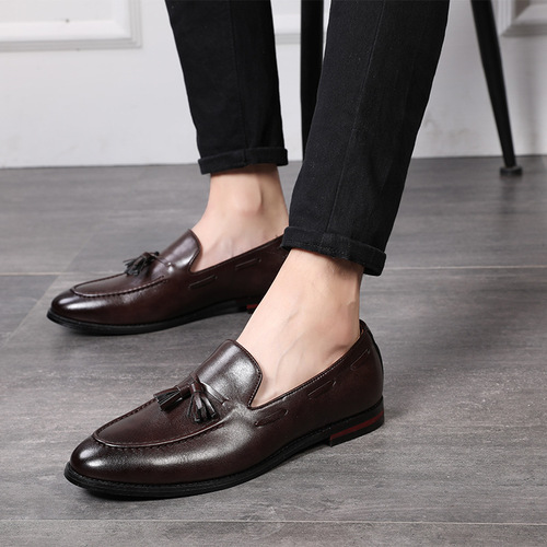 Large Men's Shoes, British and Korean Style Leisure Leather Pumps