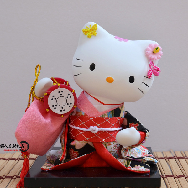 Cartoon Japanese doll