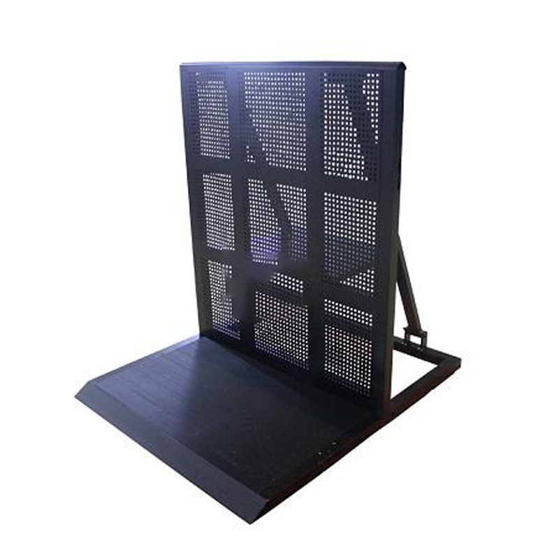 钢铁户外流动演出隔离舞台防冲撞防暴铁马护栏爆拒马厂家