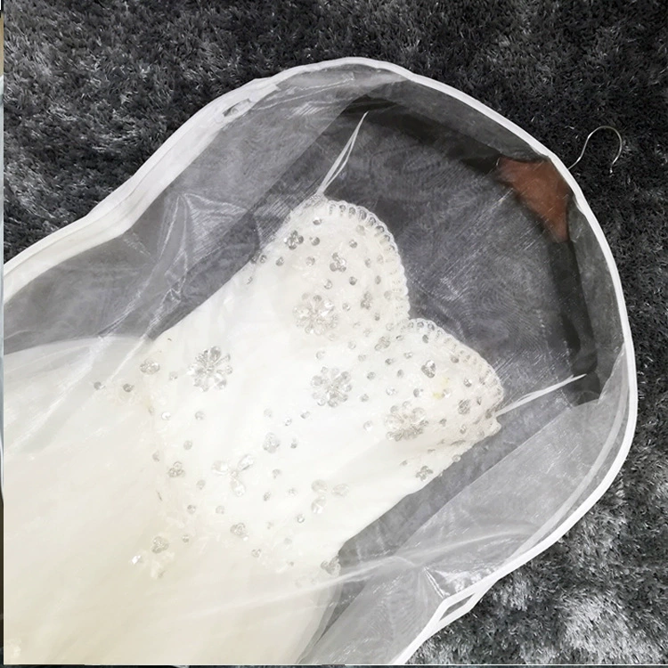 Wedding dress, long dustproof glass dust cover