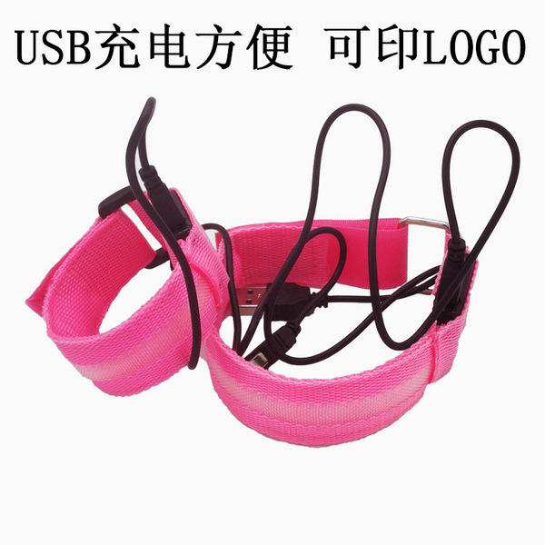 LED light -glowing hand ring flash arm with luminous bracelet…