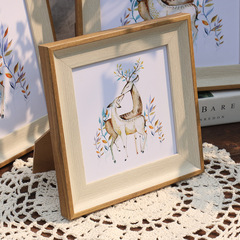 Manufacturer photo frame stand 5/6/8/12 inch A4 cross stitch picture frame square resin photo frame
