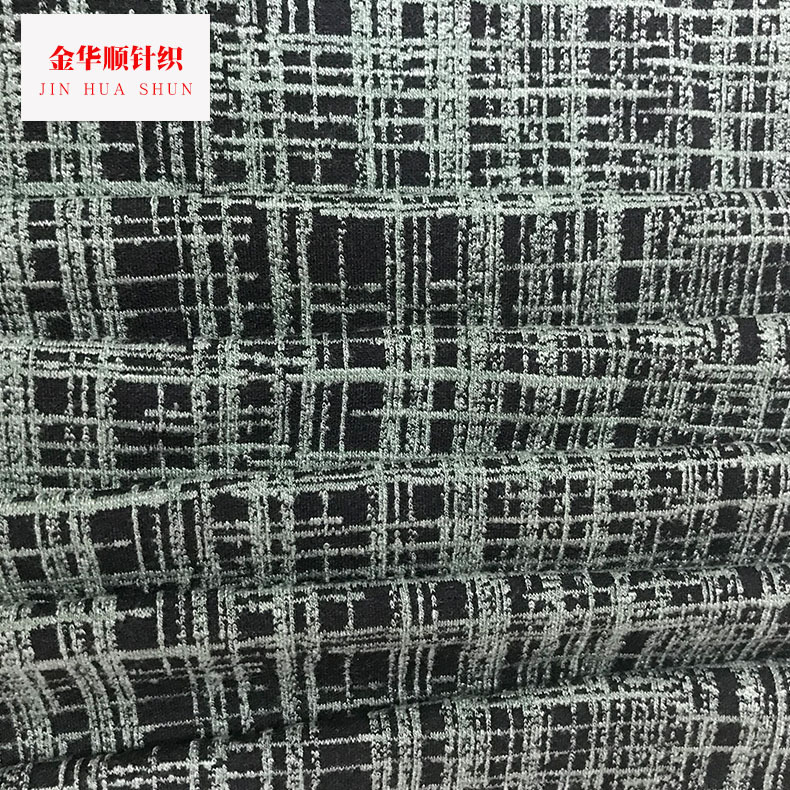 26支TR额纱双面提花莱卡 按客户提供色样生产 出色版默认顺丰到付