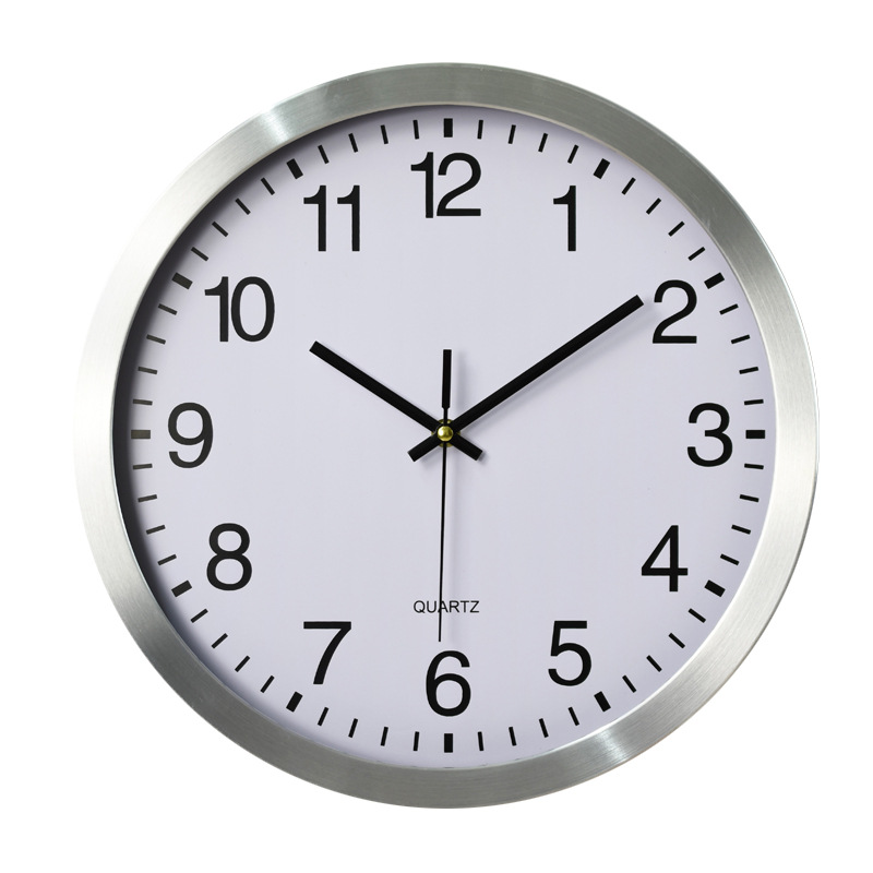 Reloj de pared de plástico, reloj de pared de metal, todo tipo de reloj de pared publicitario, procesamiento de reloj de pared digital de moda creativo personalizado