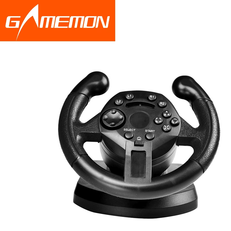 Small racing car, steering wheel, handle, action game, vibration