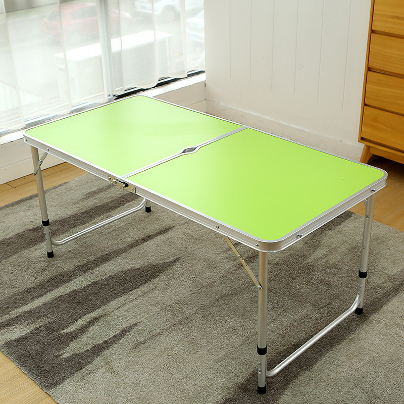 Outdoor Folding Table Aluminum Alloy Picnic Promotional Advertising Table Stall Pushing Table and Chair Portable Household Simple Table
