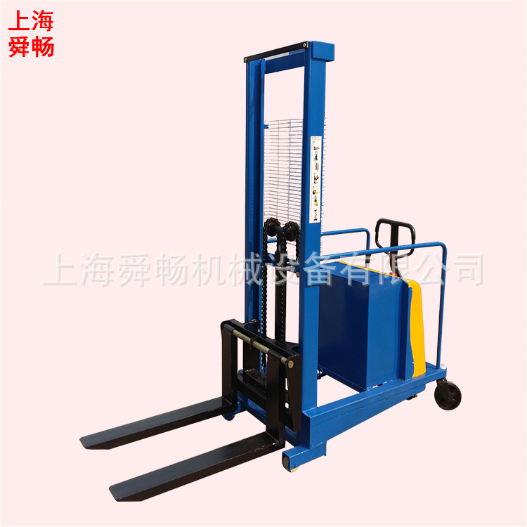 供应无腿叉车电瓶升降铲车 半电动堆垛机 平衡重式电动装卸叉车