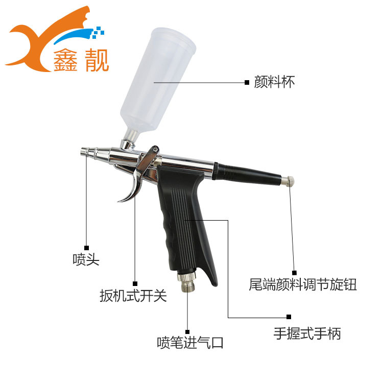 5112-5124组合式美工喷笔喷枪美术喷笔 喷绘DIY喷笔套装