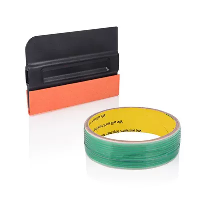 sticking tool scraper beauty line – Other Car Modifications - 10-m-film-cutting-line-orange-deerskin-scraper