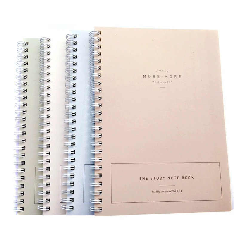 Spiral Notebook (Deli) A5, 60 pages, coil-bound student notepad, random cover color