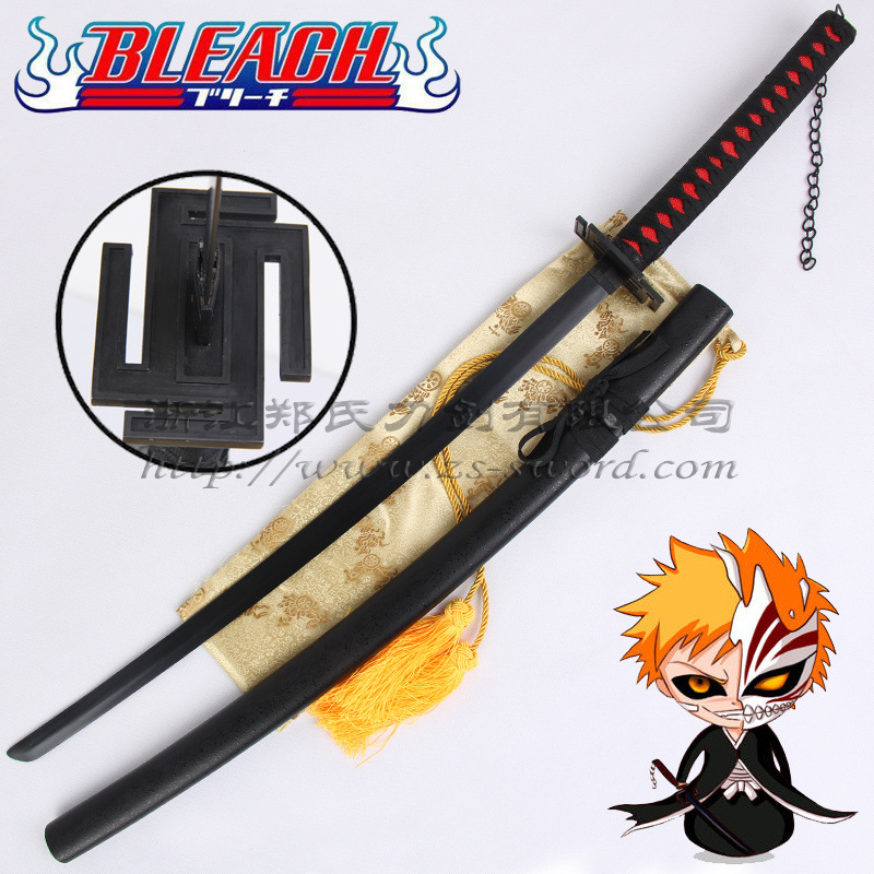 死神斩月无月cos动漫道具死神刀黑崎一护的刀  武器刀 未开刃