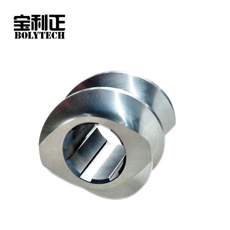 PE木塑75平双造粒机螺纹元件厂家6542材料终生免费技术支持