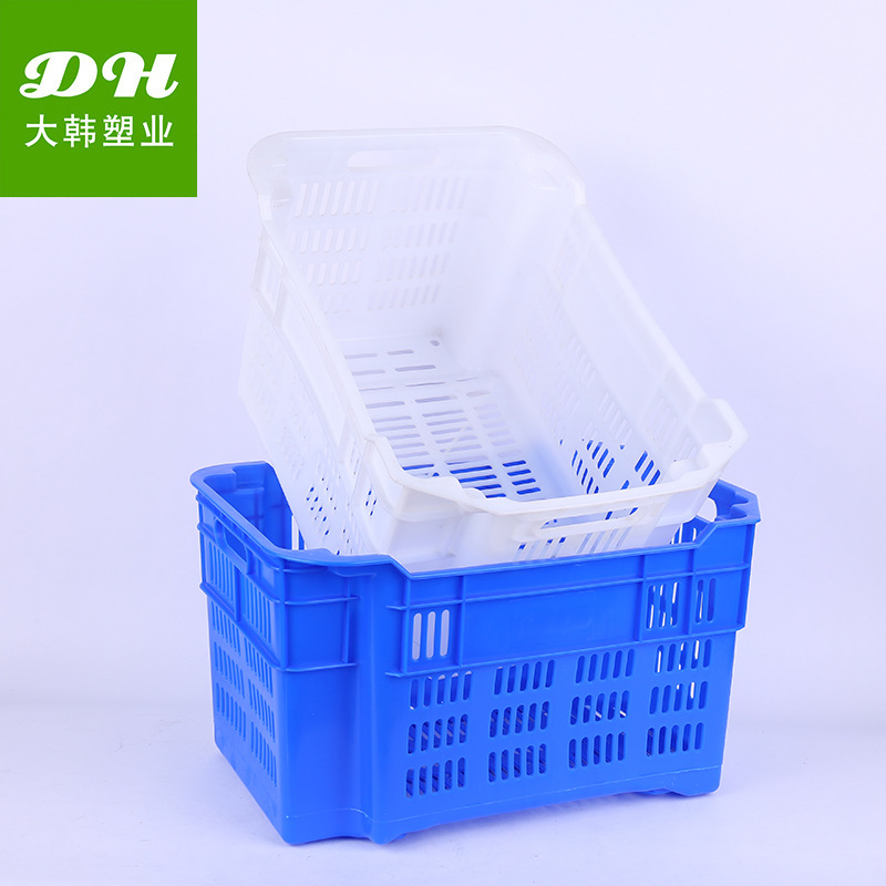 大韩塑业倒置筐错位筐豆芽箱颠倒式错位筐塑料筐错位设计