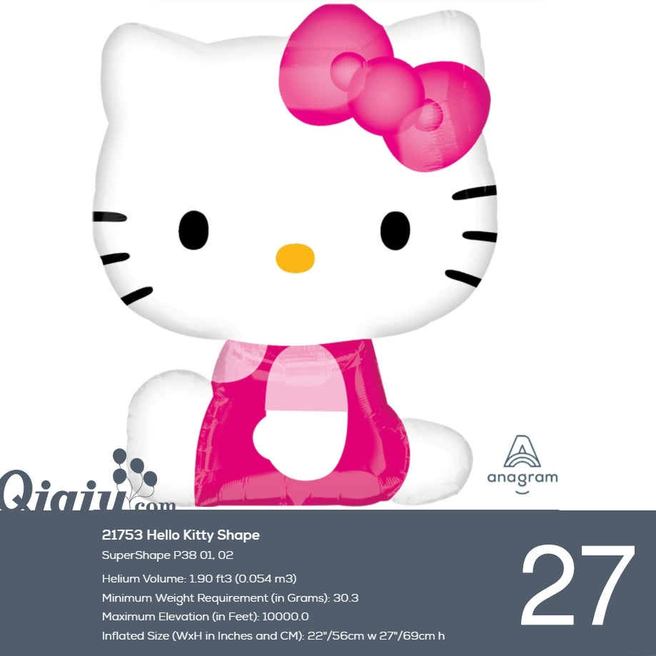 Hello Kitty, мультяшный шарик для новорожденных, США