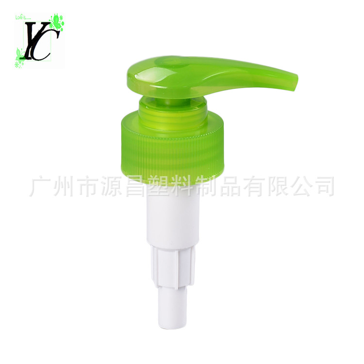 塑料泵厂大量批发28牙手压式螺旋泵头 24牙小豆号化妆品塑料泵头