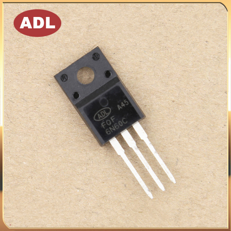 奥德利 FQF6N60C MOS场效应管 6A600V TO-220F 全新国产 厂家直营