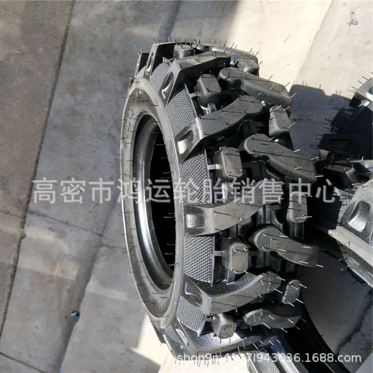 现货供应农用拖拉机5.00-12摩托三轮驱动轮胎 500-12越野人字花纹