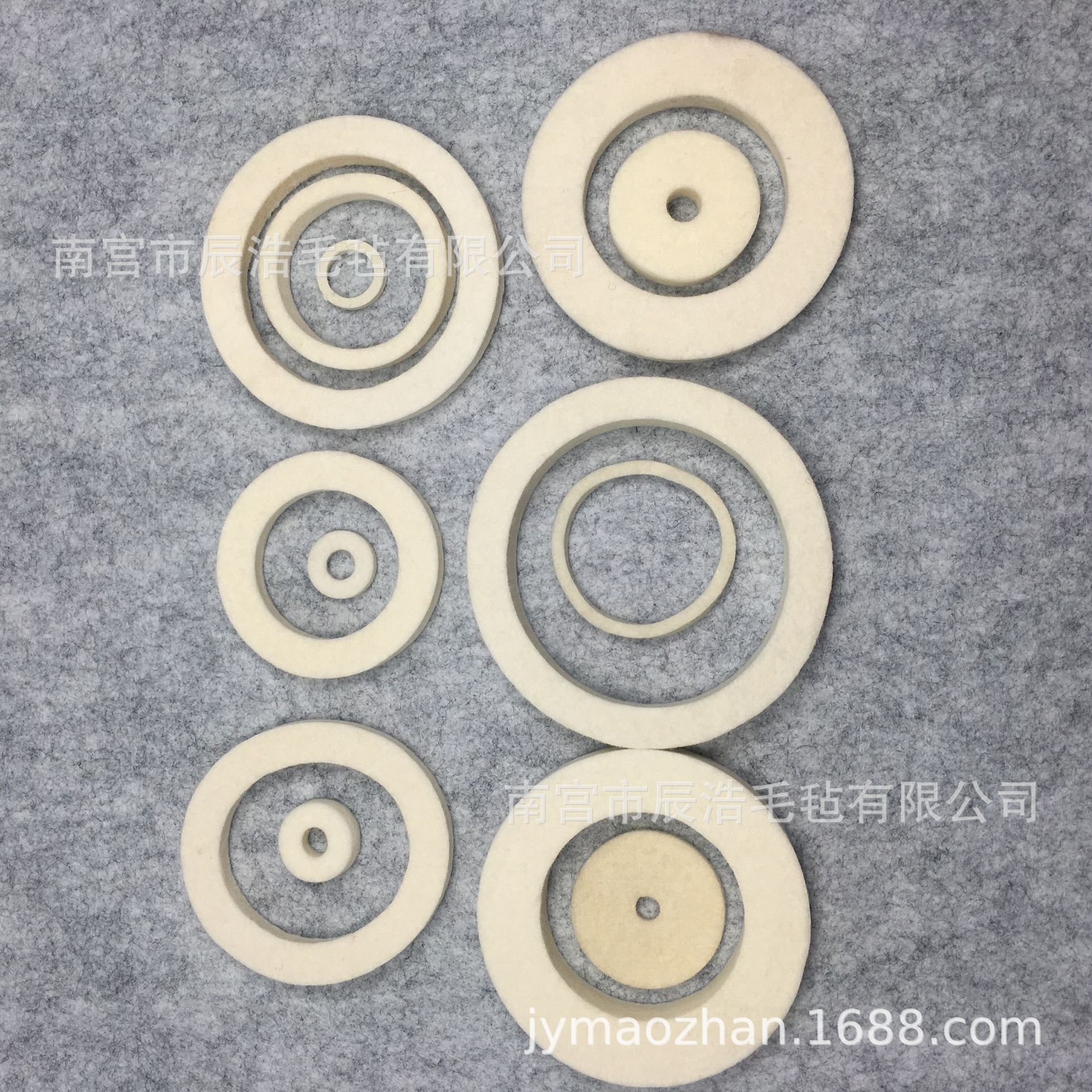 厂家定制 电子电器隔音羊毛毡垫 工业机械密封异型不干胶毛毡垫片
