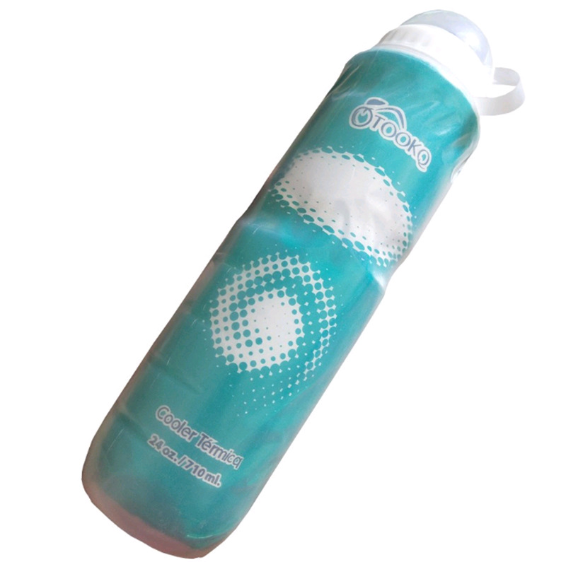 Transfronterizo nueva bicicleta ciclismo deportes hervidor PE doble capa taza de agua de plástico frío Función de aislamiento taza de agua