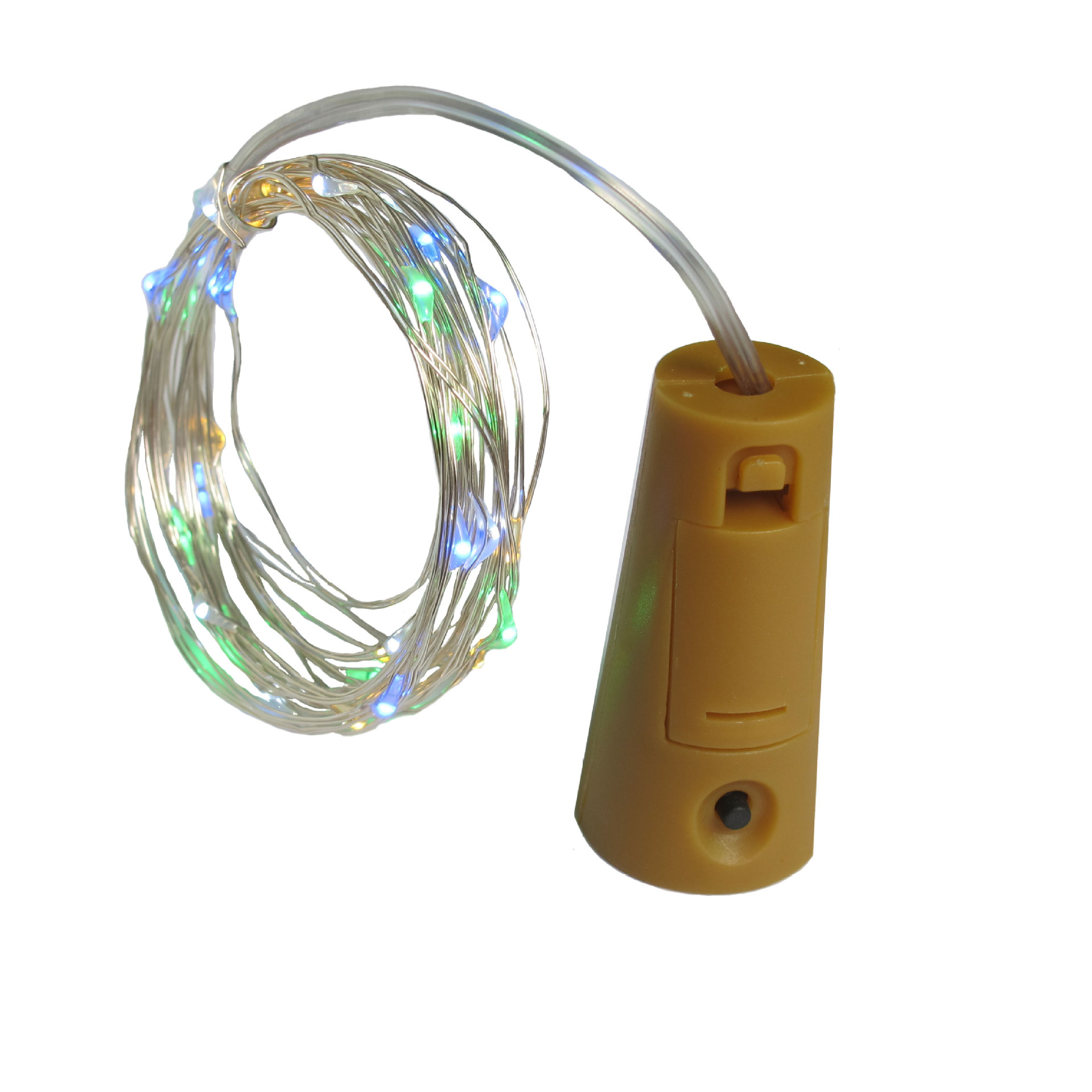 新款8功能酒瓶塞灯串 无极8段铜线灯酒瓶塞 玻璃瓶装饰灯定时瓶塞