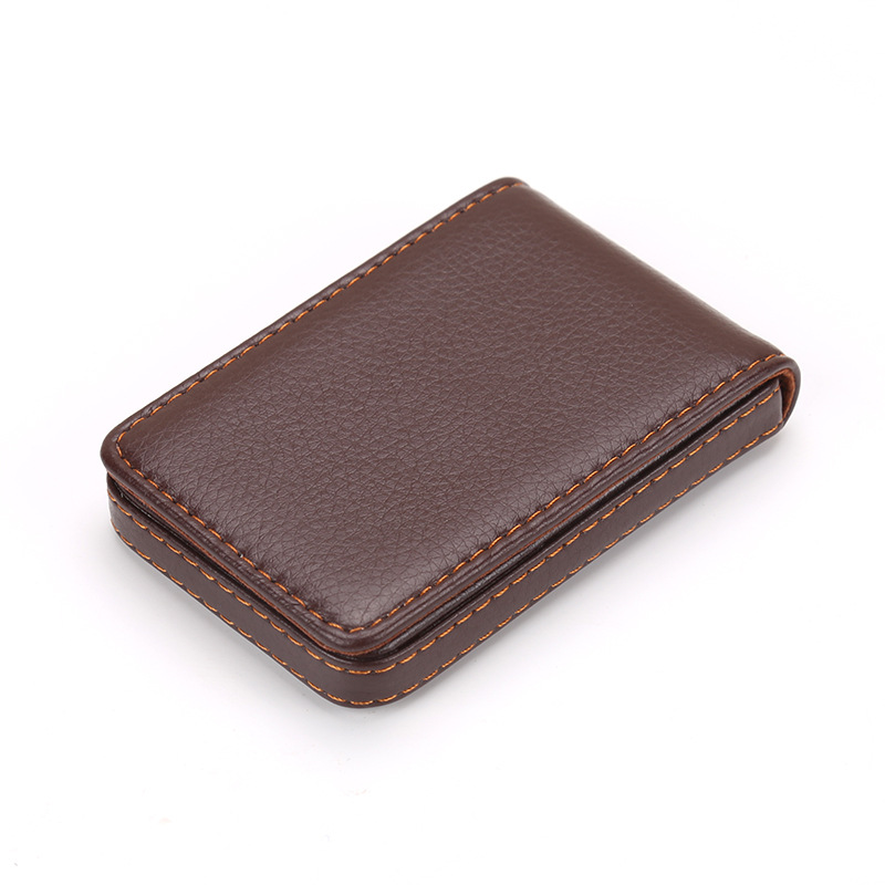 Estuche para tarjetas de visita magnéticas de cuero de estilo vertical Estuche para tarjetas Estuche para tarjetas Estuche para tarjetas de visita de empresa Estuche para tarjetas de regalo de empresa