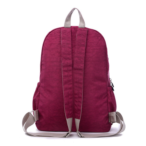 Lightweight and fashionable student school bag, versatile outdoor travel backpack, trendy women's shoulder handbag, nylon bag