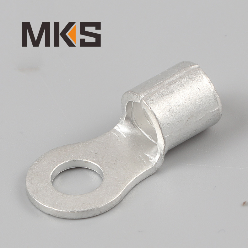 麦卡森圆形裸端头RNB22系列冷压裸端子R型O型接线鼻子铜线耳