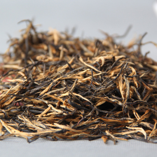 Tea wholesale Yunnan Fengqing Dian Hong Cha Golden Needle straight strip single bud tea Golden Silk Dian Hong Gongfu Black Tea