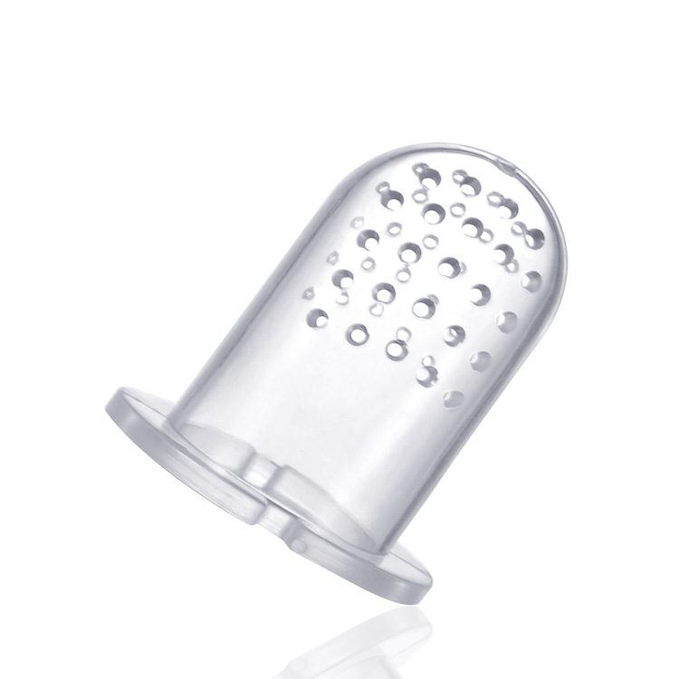 Directo de fábrica bebé mordida bolsa de malla fruta bolsa de malla de silicona nutrición mordida bolsa de malla de silicona pezón